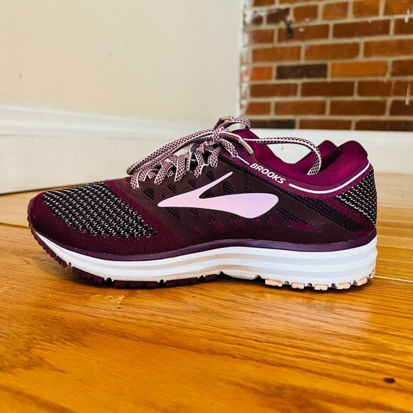 Brooks Womens Plum Pink Purple Revel Running Shoe 1202491B598 Sz 8 US - Picture 9 of 16